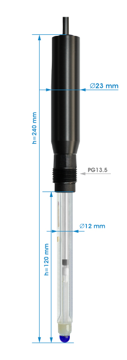 CS1551D pH combination sensor