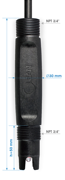 CS1728D HF(Hydrofluoric acid) Digital pH sensor